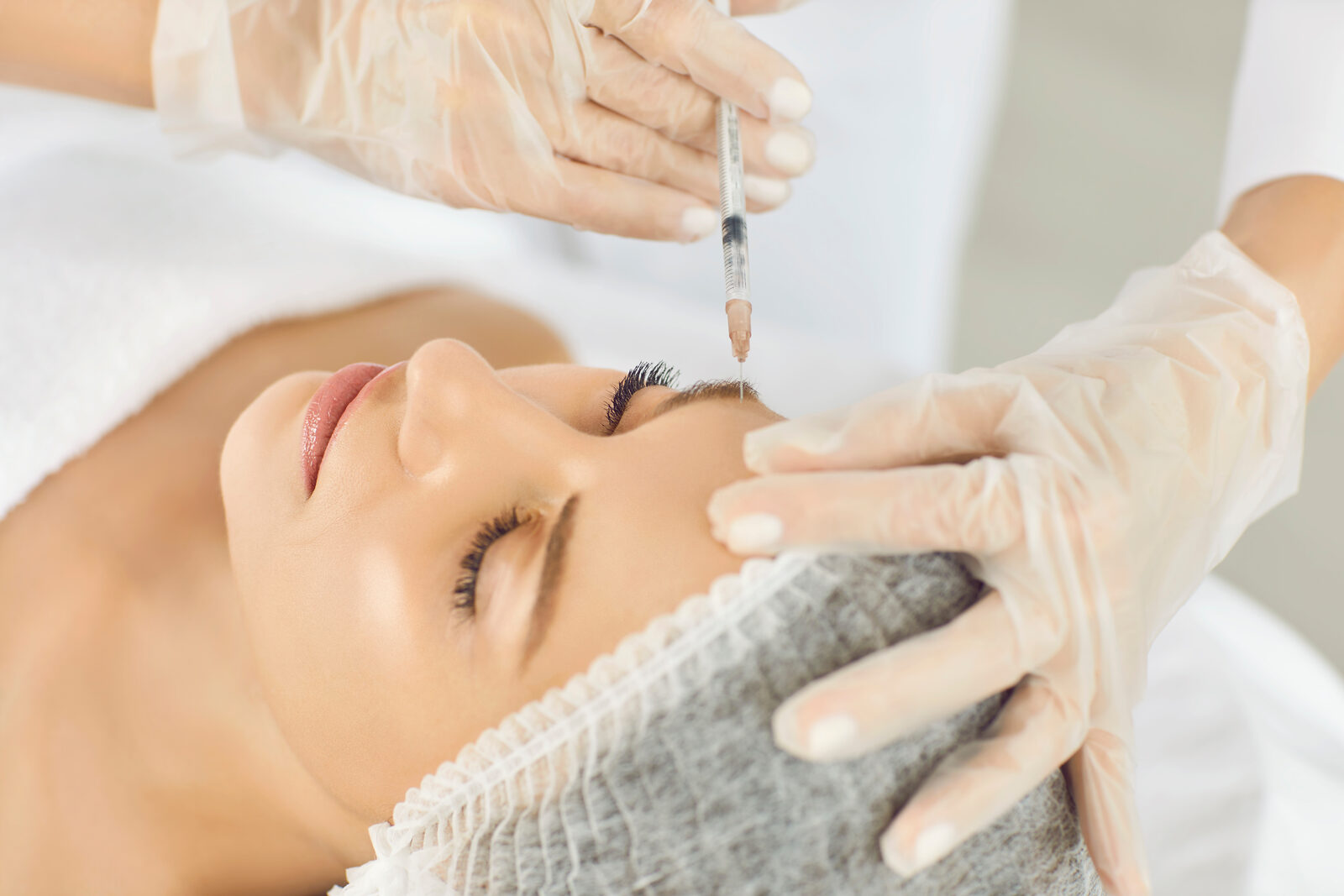 Hyaluronic acid skin booster microinjection treatment for skin hydration and glow at Bar Beauty Medical Toronto