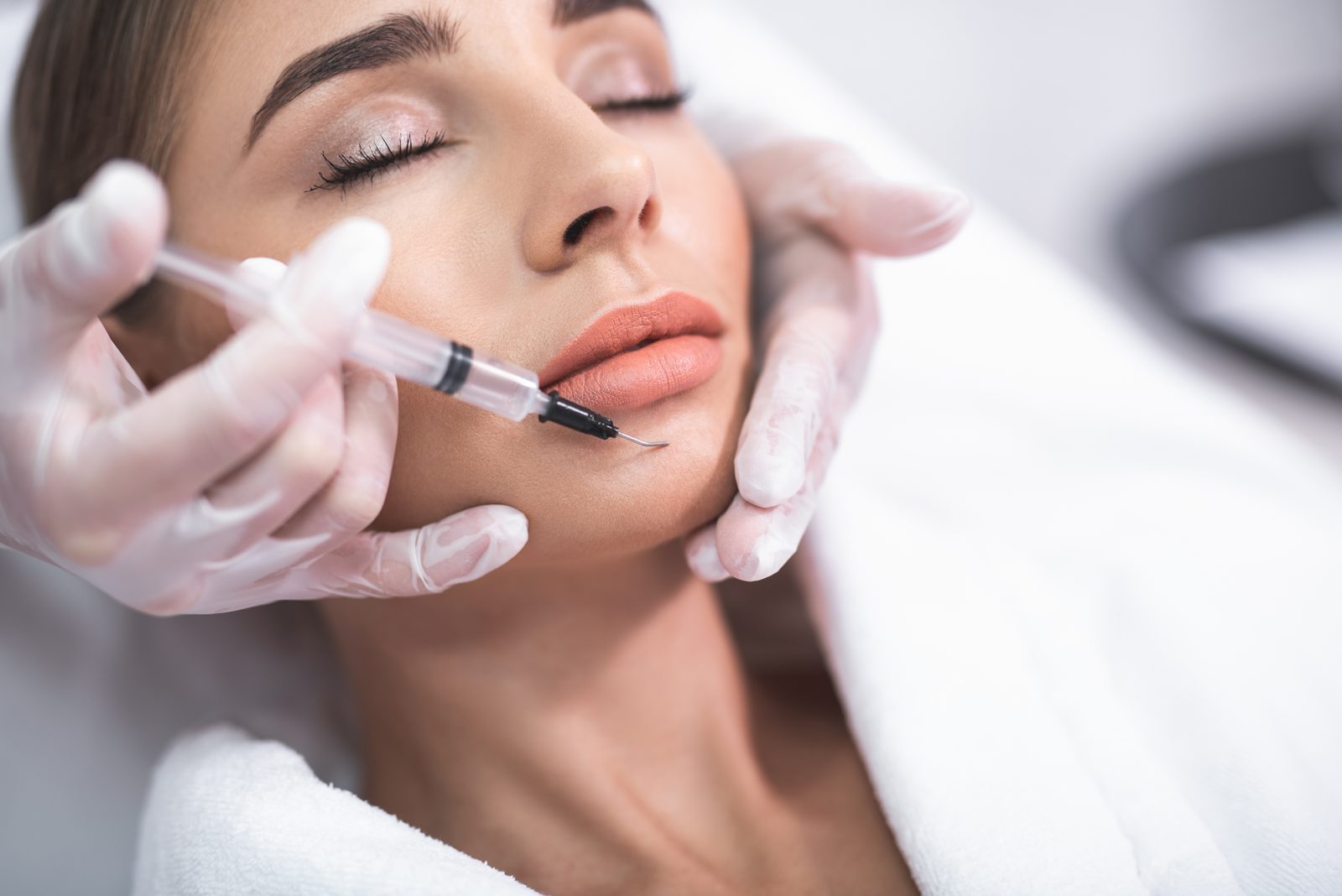Chin filler treatment for jawline definition at Bar Beauty Medical Toronto