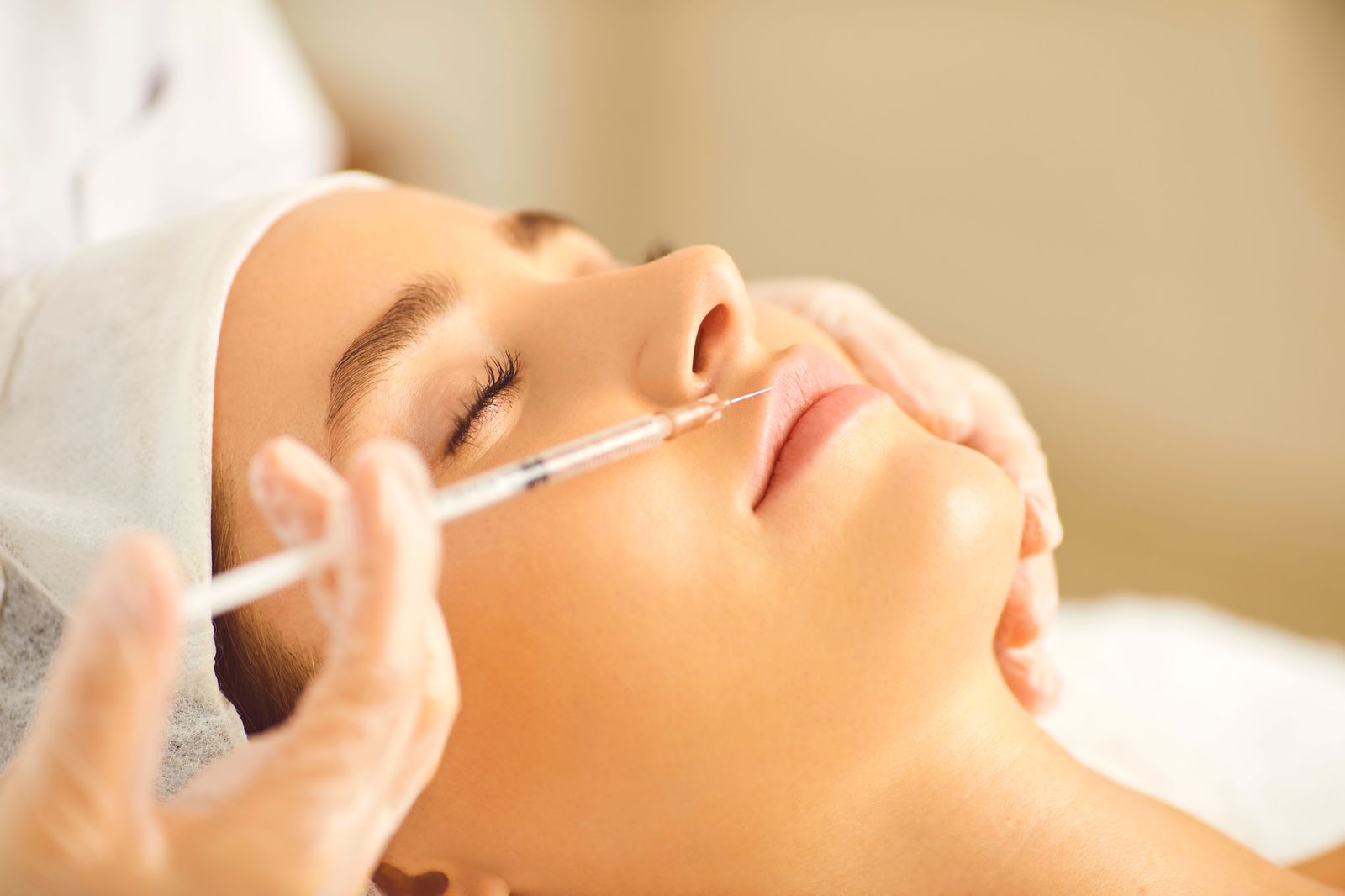Lip filler aftercare - ice and recovery after lip filler at Bar Beauty Medical, CityPlace Toronto